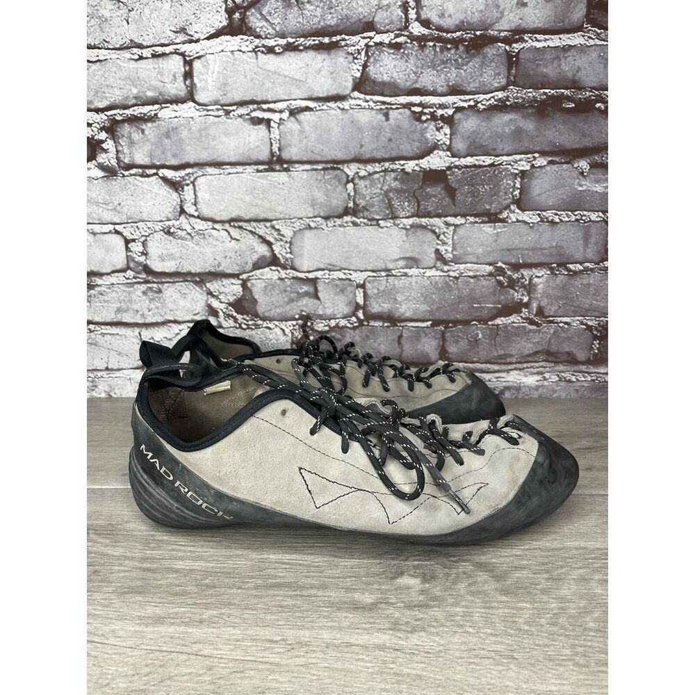 Mad Rock Phoenix Gray Synthetic Black Lace Rock Climbing Shoes Men’s 15M US/50EU